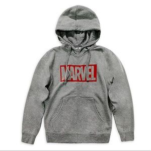 - Sweatshirt grey Marvel zip hoodie new W/ Tags🛒😊😎